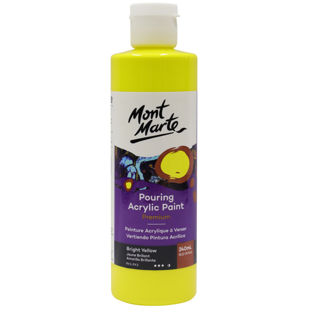 Pouring Acrylic 240ml - Bright Yellow